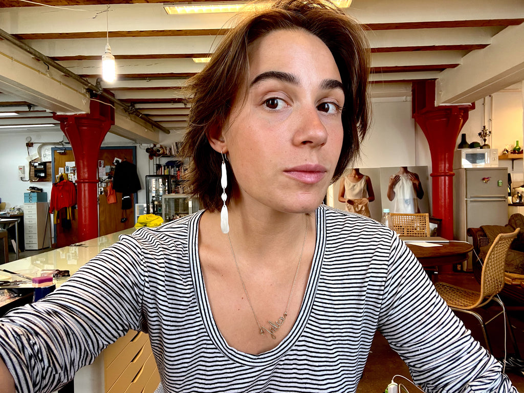 Raindrop earrings 3part