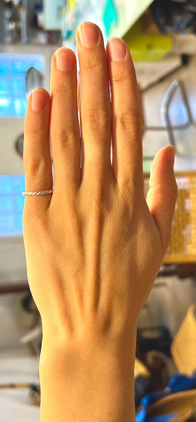 Twister ring, Sterling Silver
