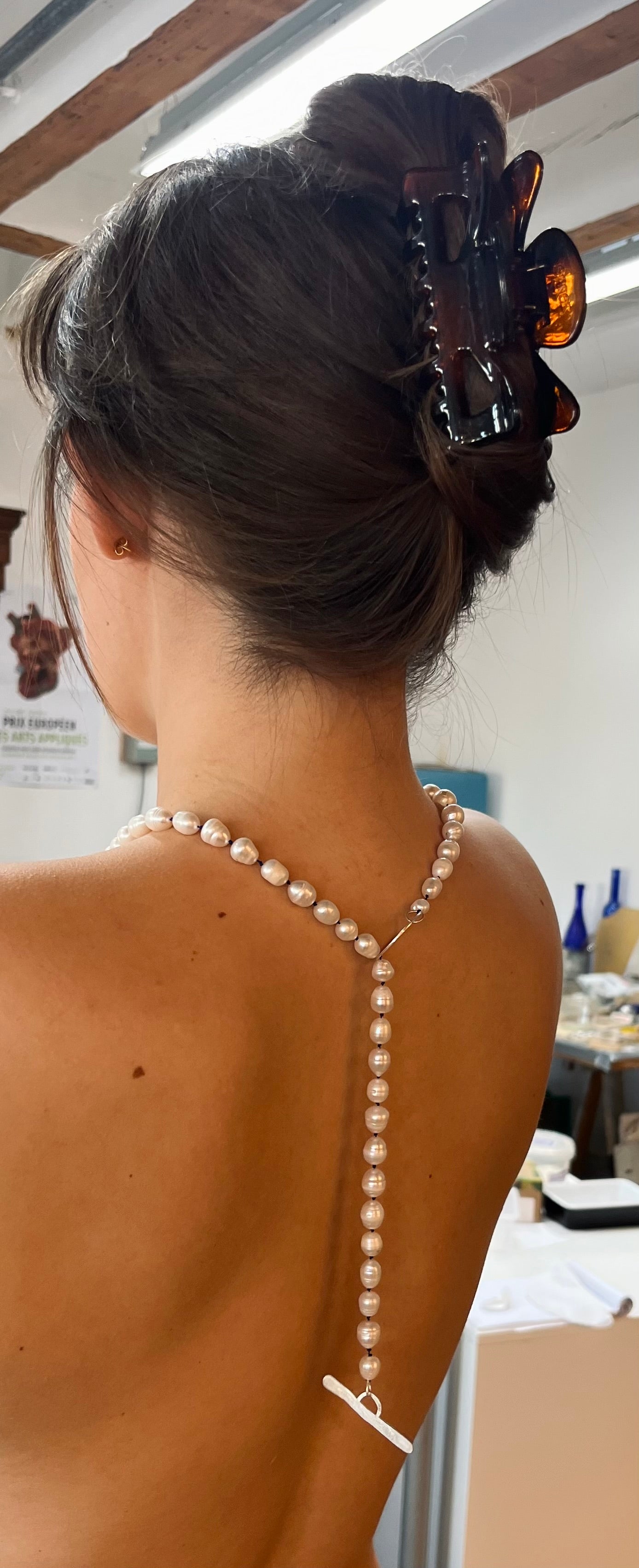 Parelketting verstelbaar, dik