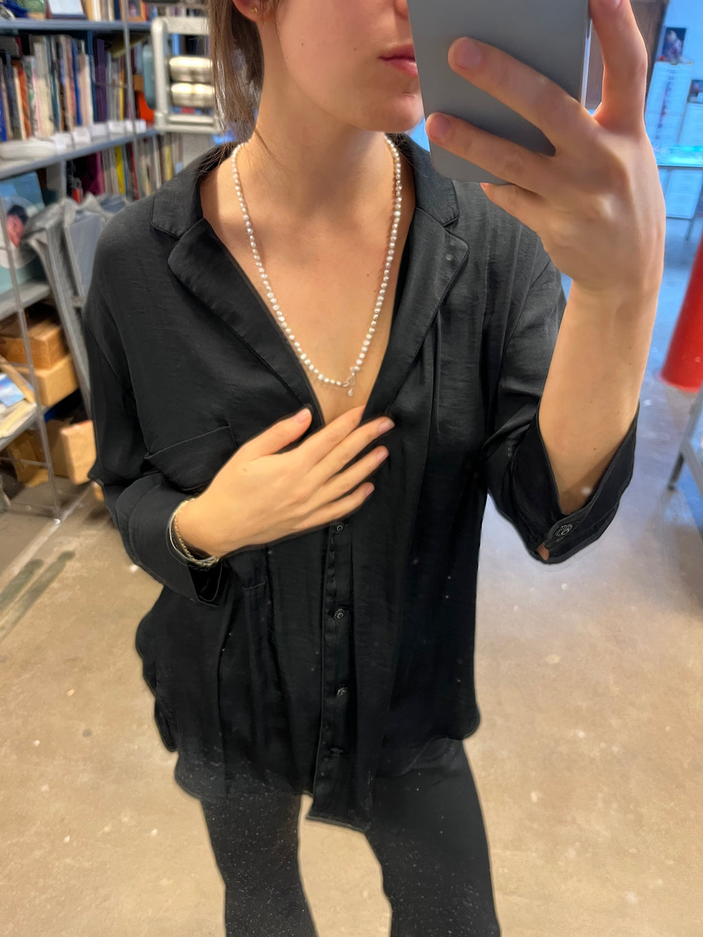 Parelketting verstelbaar, dun