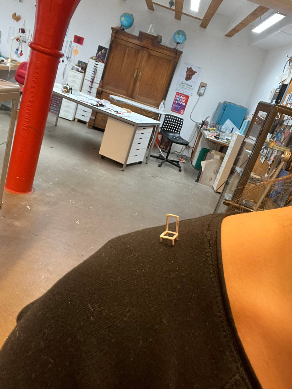 Sterling silveren stoel