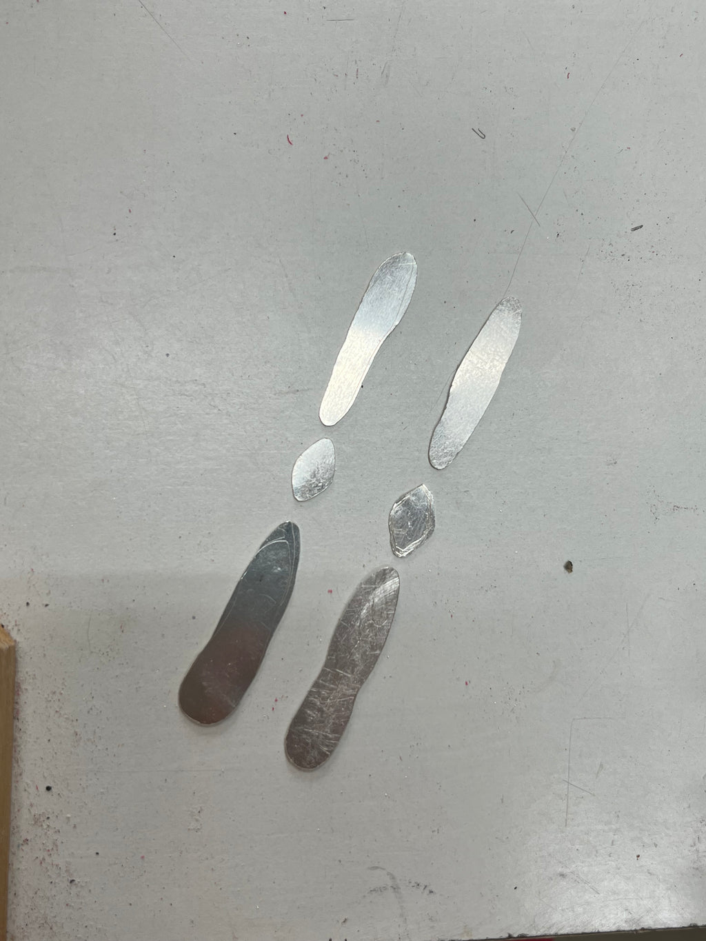 Raindrop earrings 3part