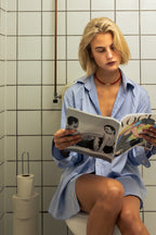 Korte ketting met bloedkoraal en gouden slot