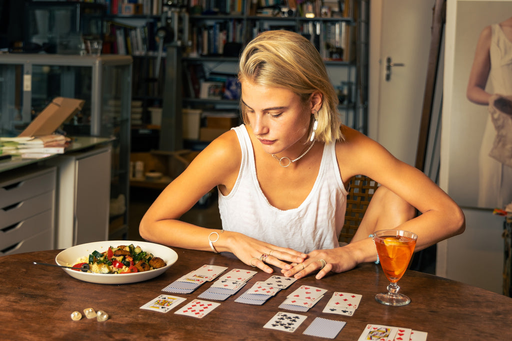 Raindrop earrings wavy