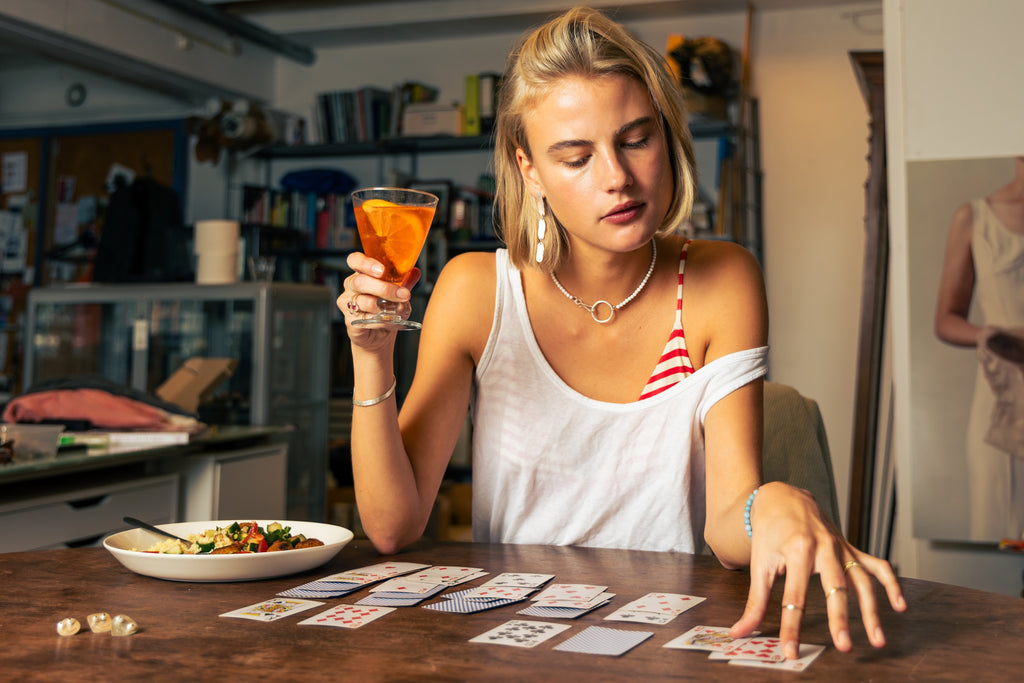 Raindrop earrings wavy