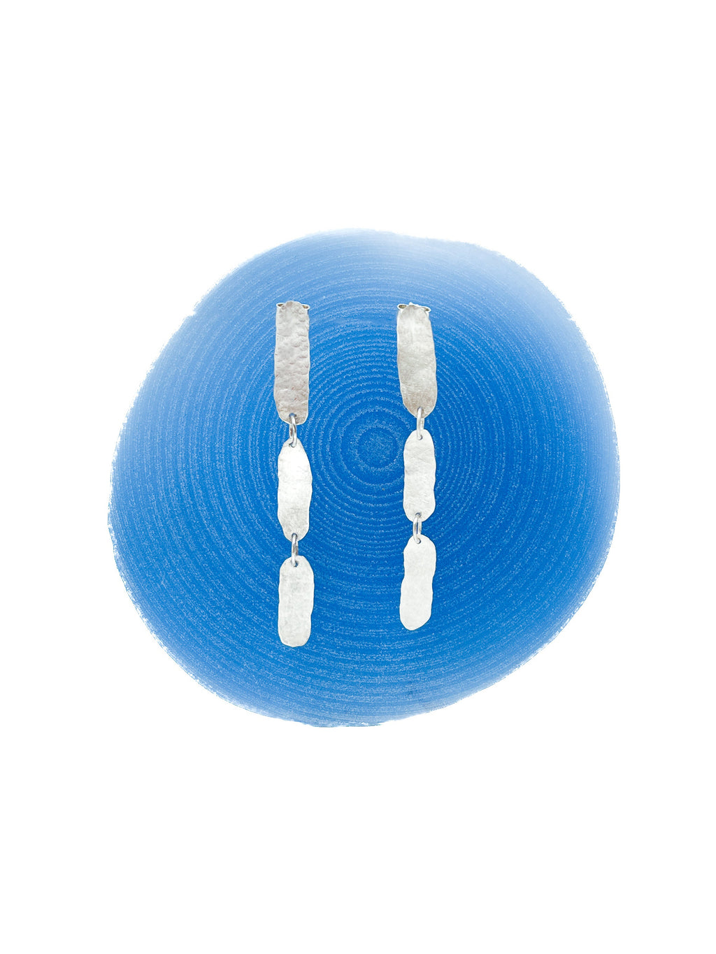 Raindrop earrings wavy