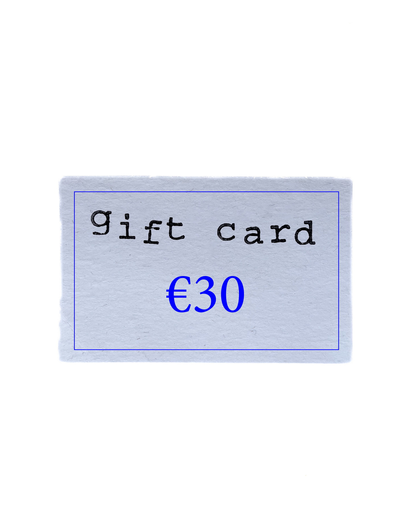 Giftcard €30