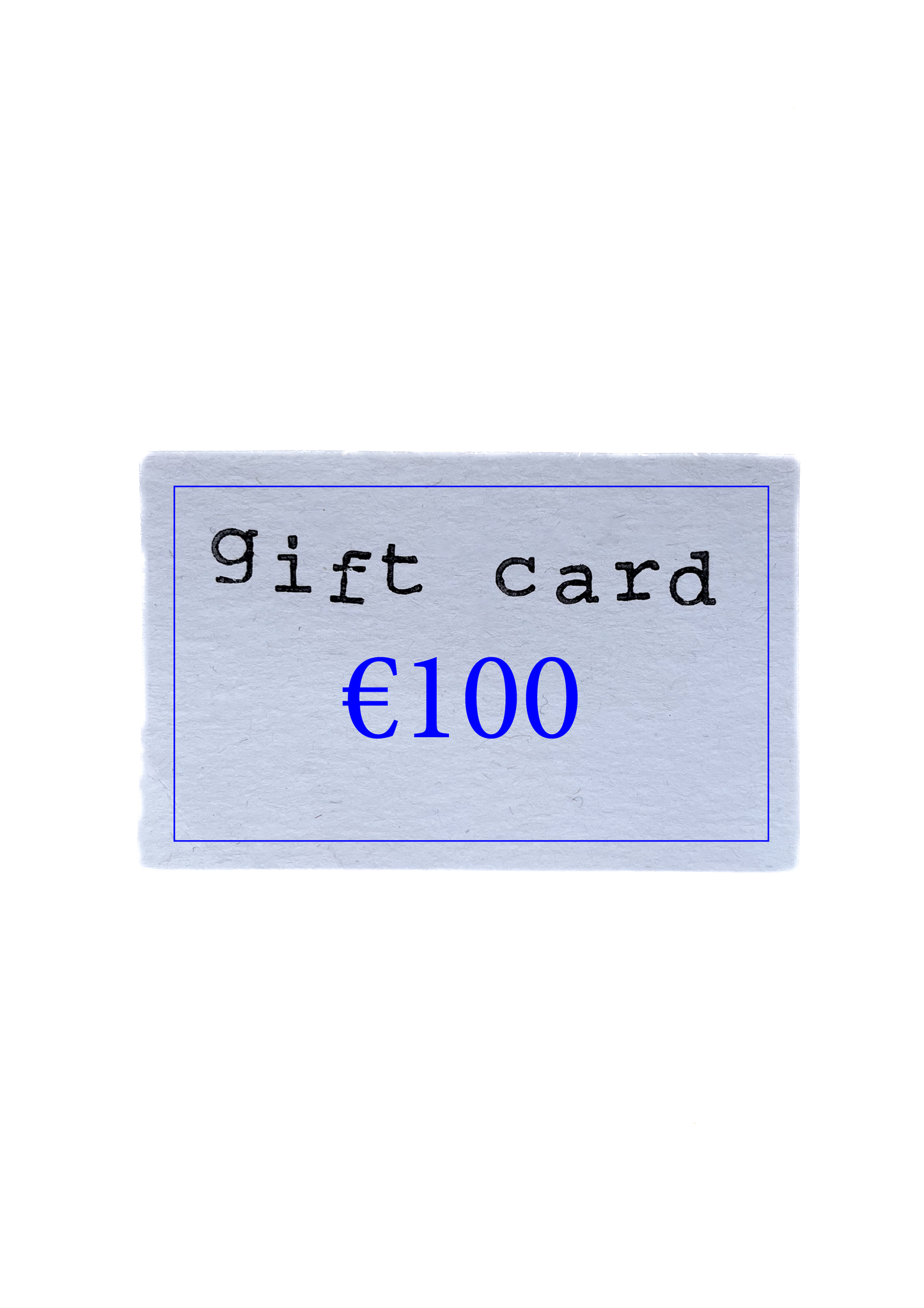 Giftcard €100