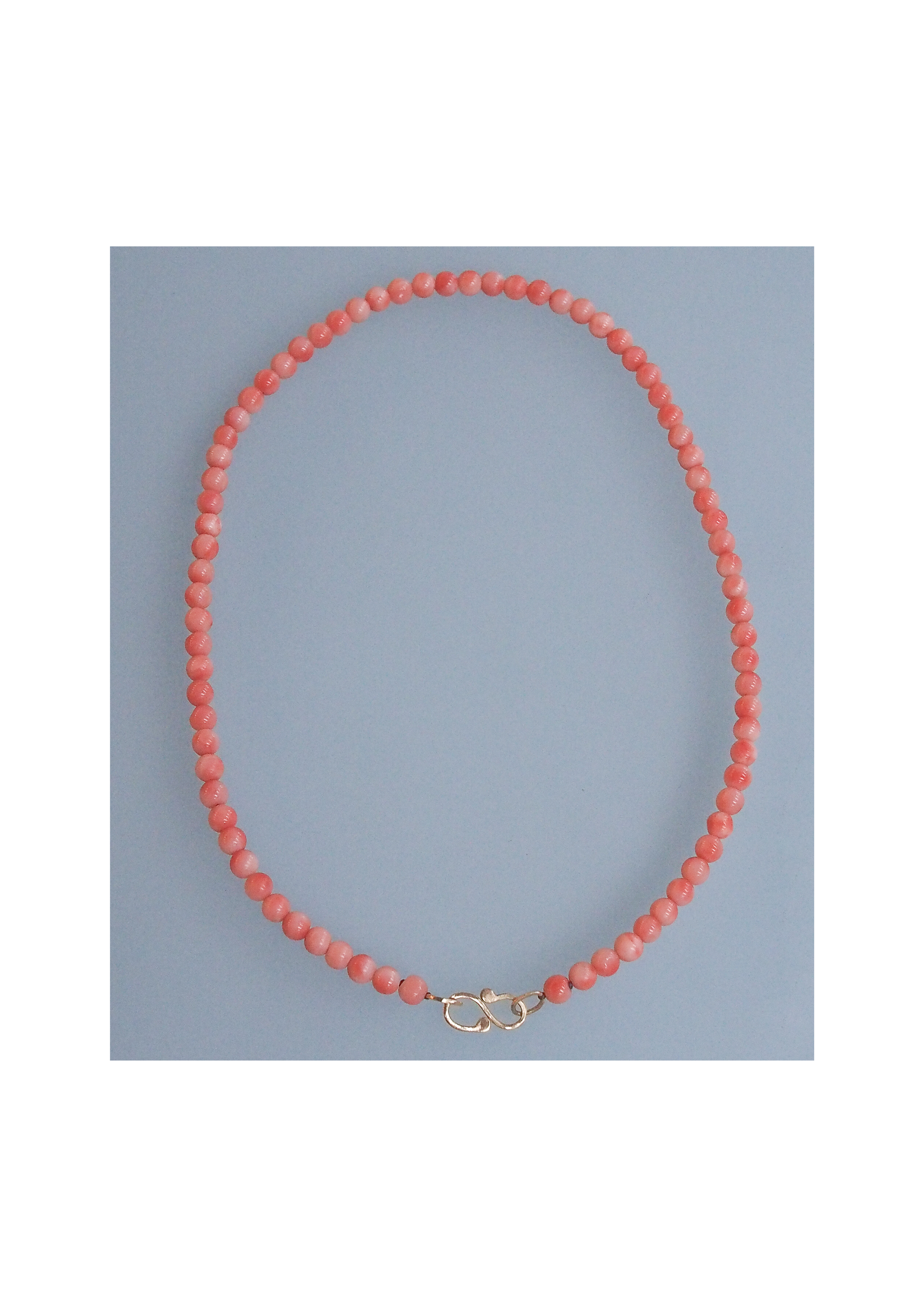 Ketting japans koraal met gouden slot