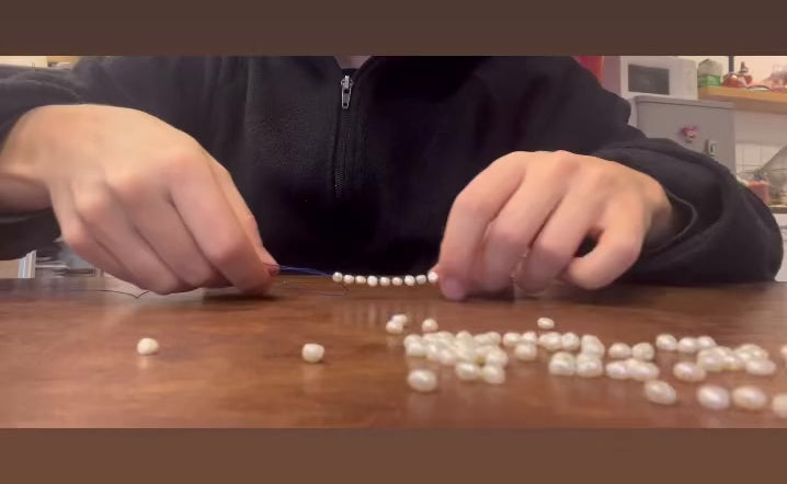 Parelketting verstelbaar, dun